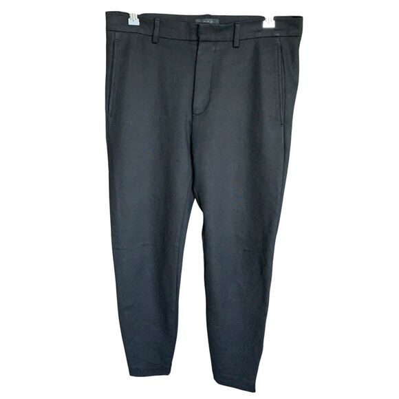 COS Ponte Knit Ankle Zipper Pants Women Stretch Black Stretch Slim Fit Size 30R - Picture 10 of 16